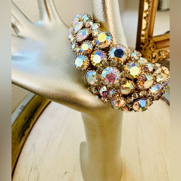 🔥 Vintage Juliana Aurora Borealis Rhinestone Bracelet - Picture 15 of 17